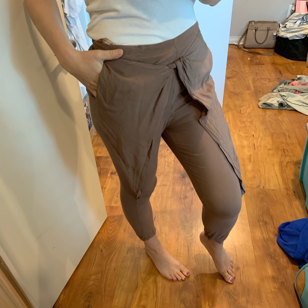 Brown joggers